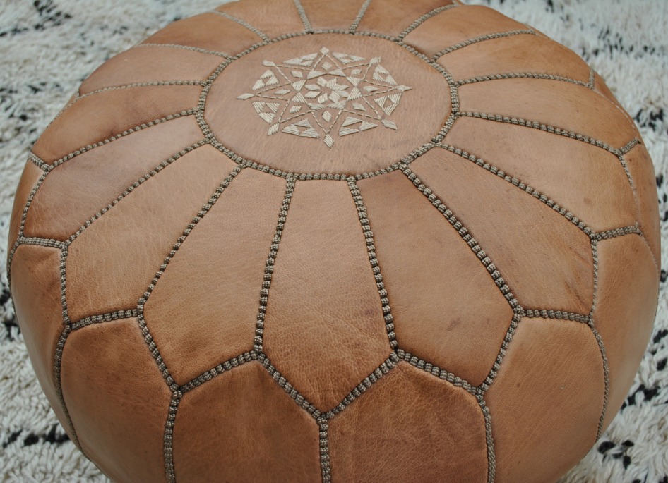 Beyond Marrakech Revival Of The Moroccan Leather Pouffe