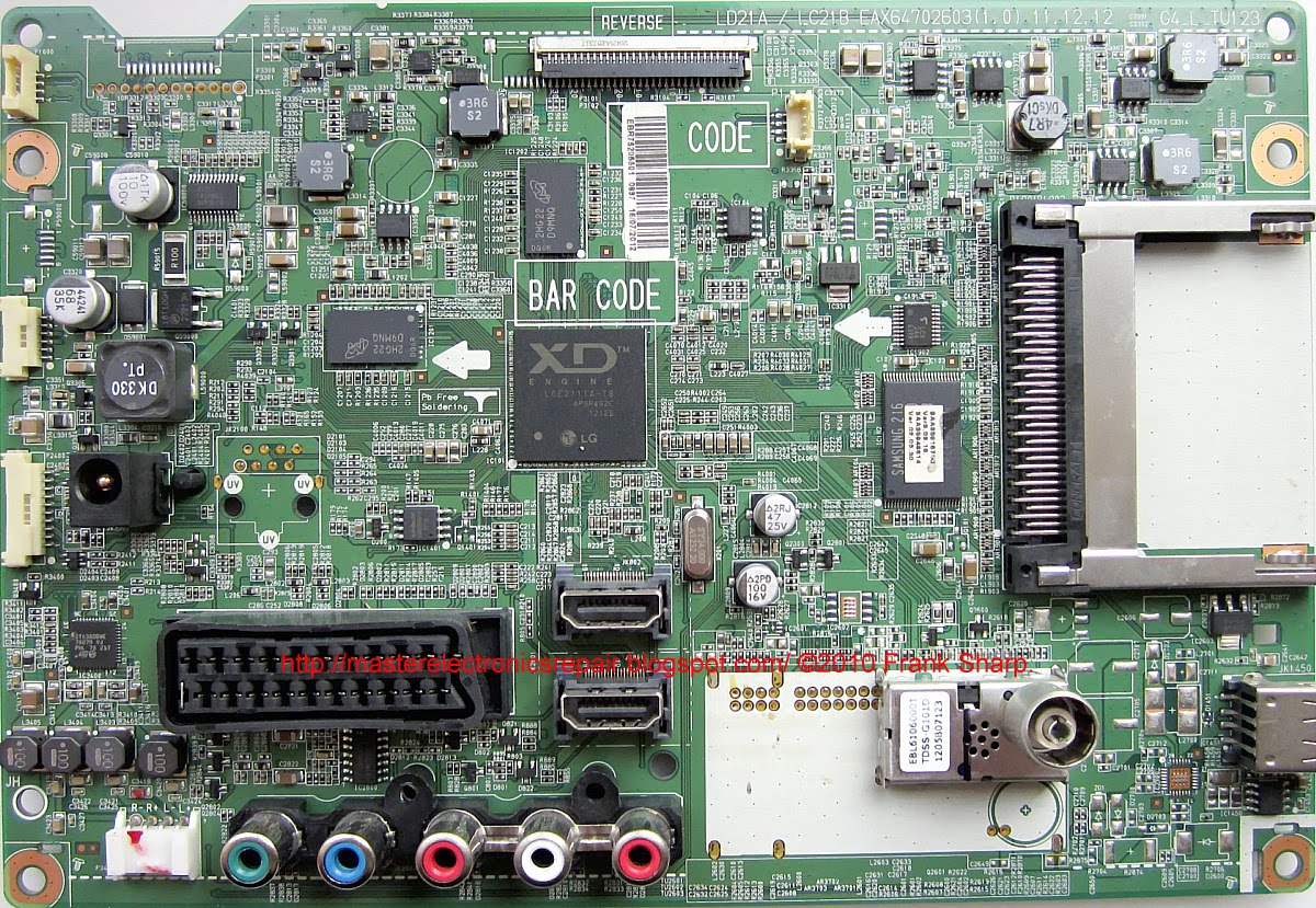 Master Electronics Repair !: REPAIR / SERVICING TV LG 26LS3500