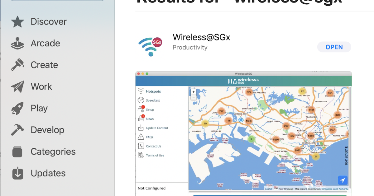 My Singapore My Home How to set up Wireless@SGx on your Mac computer