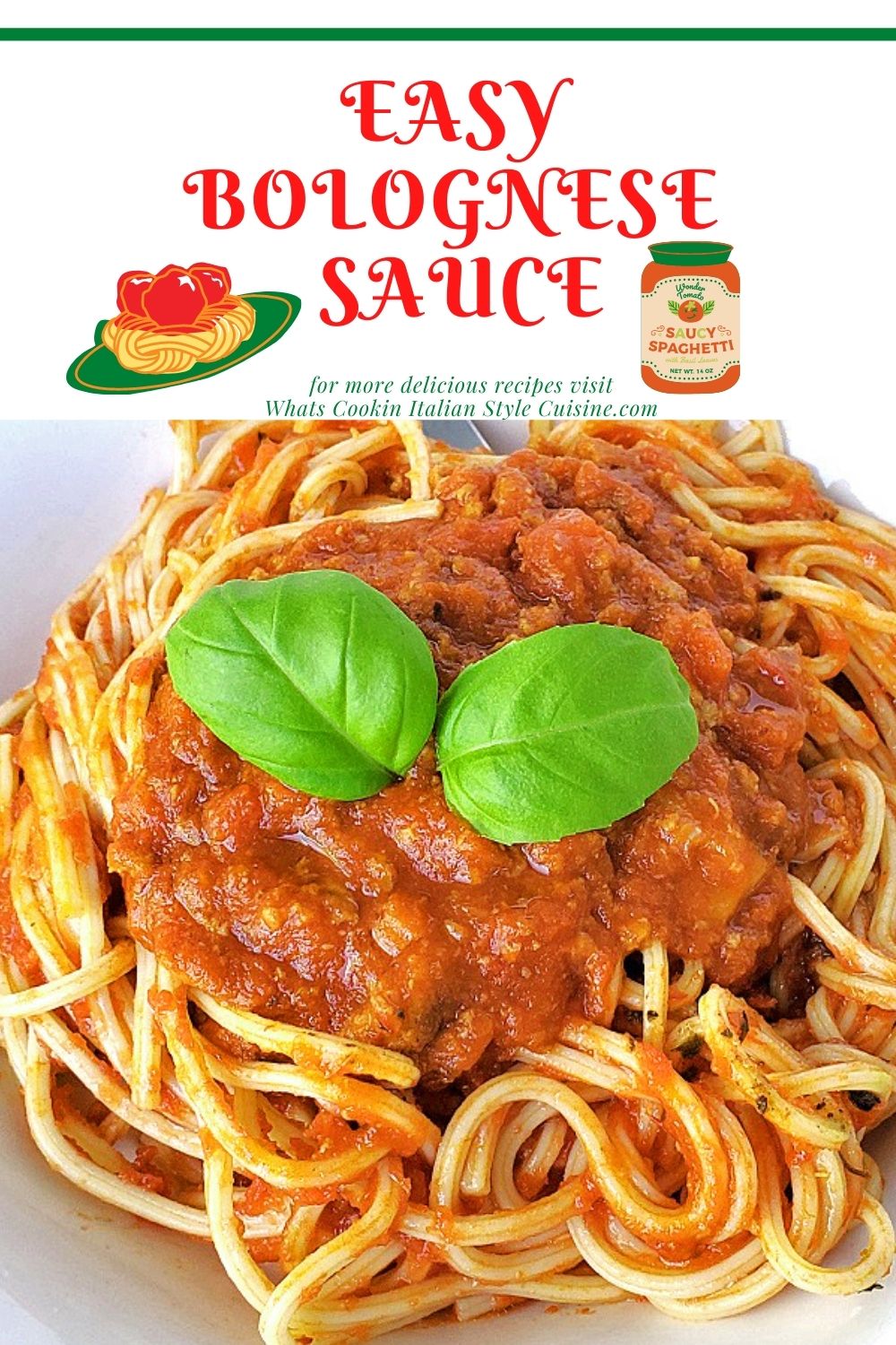 Easy Bolognese Sauce What's Cookin' Italian Style Cuisine