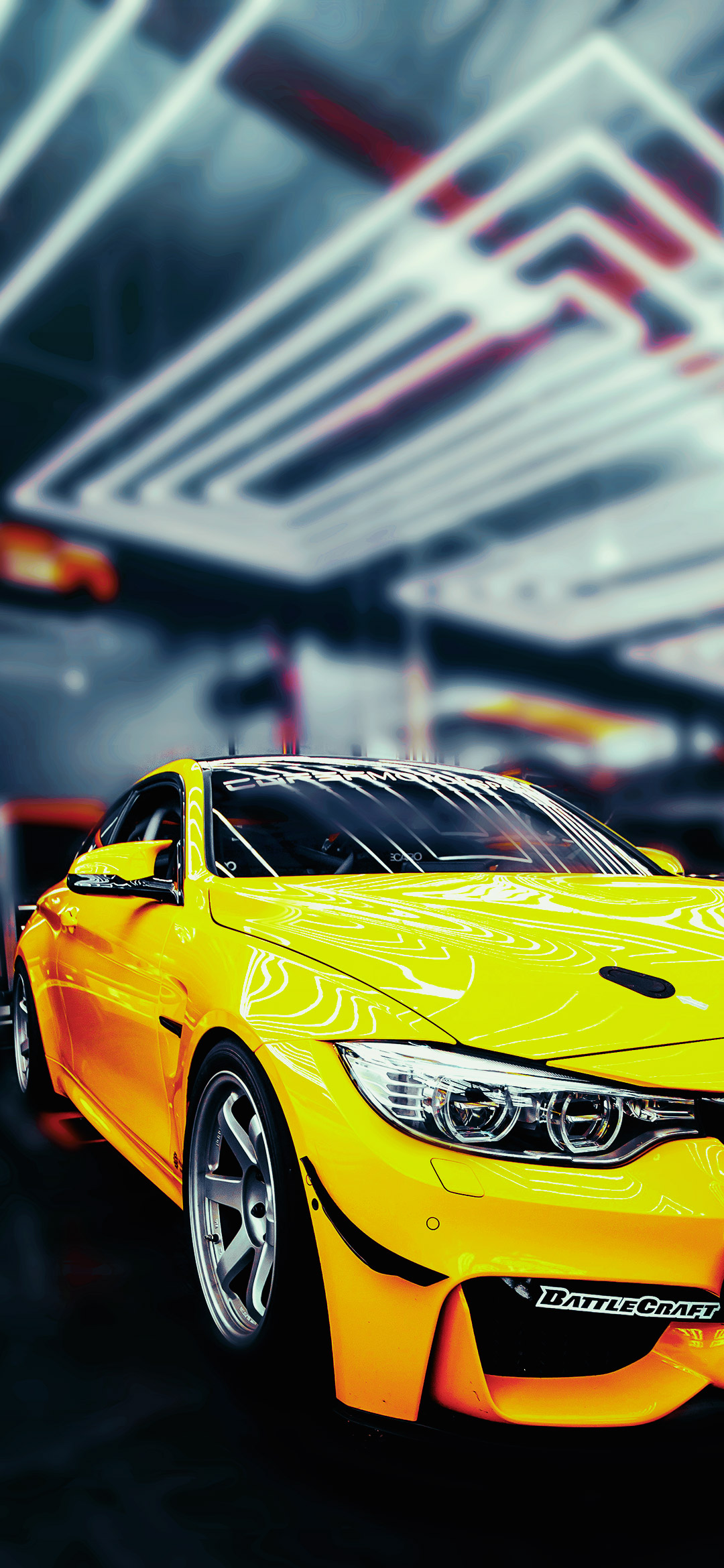 yellow-BMW-car-wallpaper