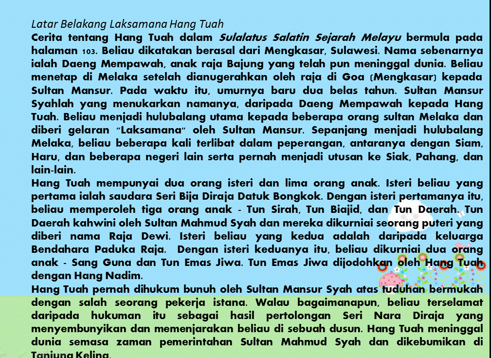 Fungsi Mitos Dan Lagenda Dalam Teks Sulalatus Salatin / Dalam teks