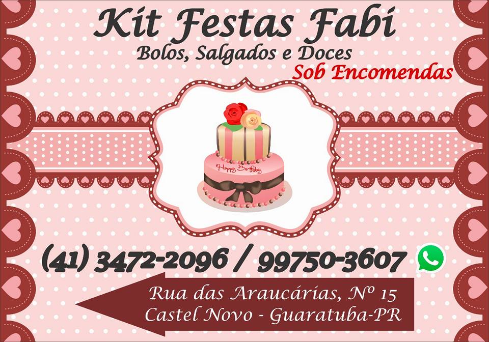 KIT FESTAS FABI- Guaratuba - Pr      (41) 997503607