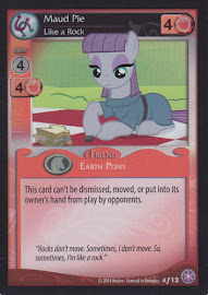 My Little Pony Maud Pie, Like a Rock The Crystal Games CCG Card