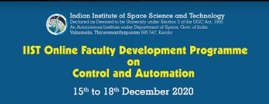 IIST Online Faculty Development Programme on Control and Automation 15