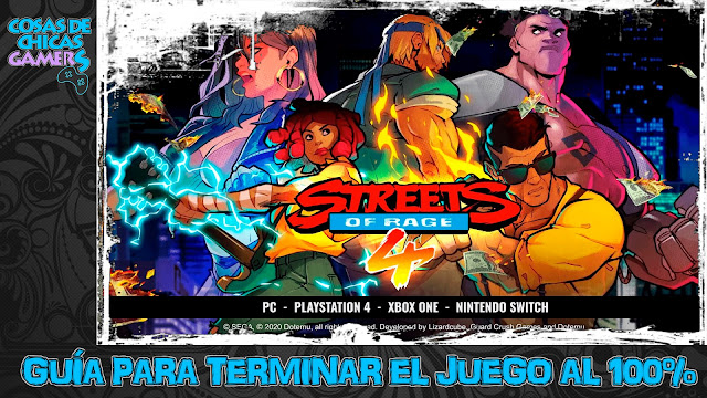 Guía Streets of Rage 4 para completar el juego al 100%