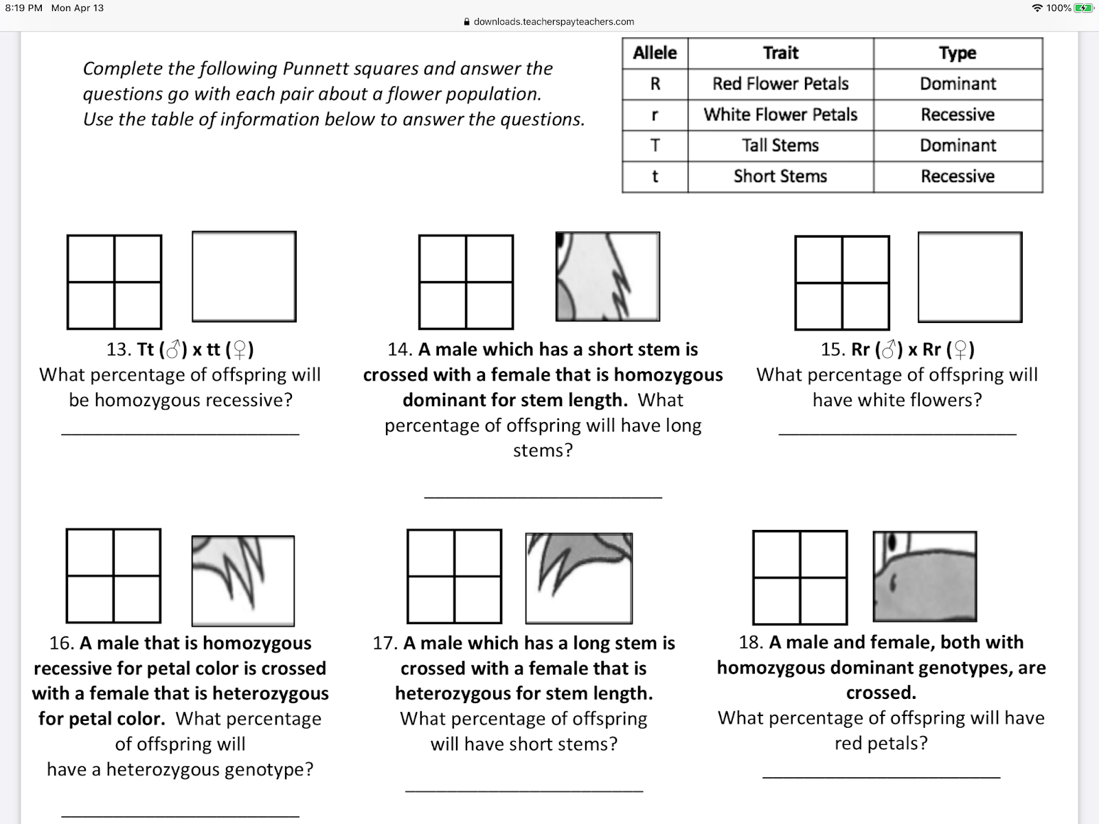 SAS Middle School Science and Religion: 7th Grade Week of 4/13