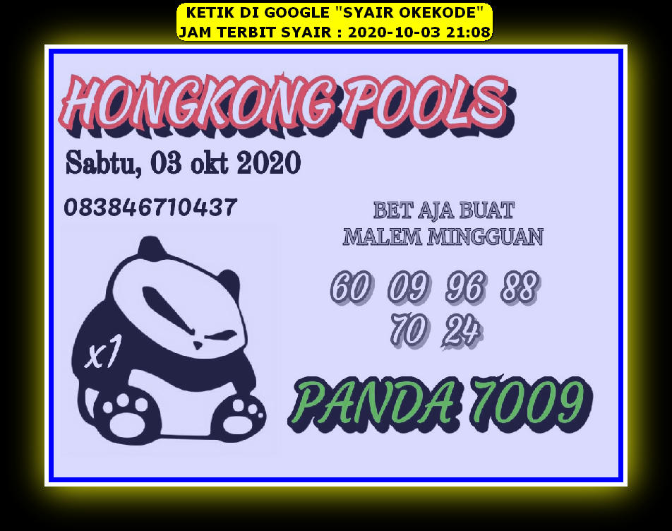 1 New Message Kode Syair Hongkong 3 Oktober 2020 Forum Syair Togel Hongkong Singapura Sydney