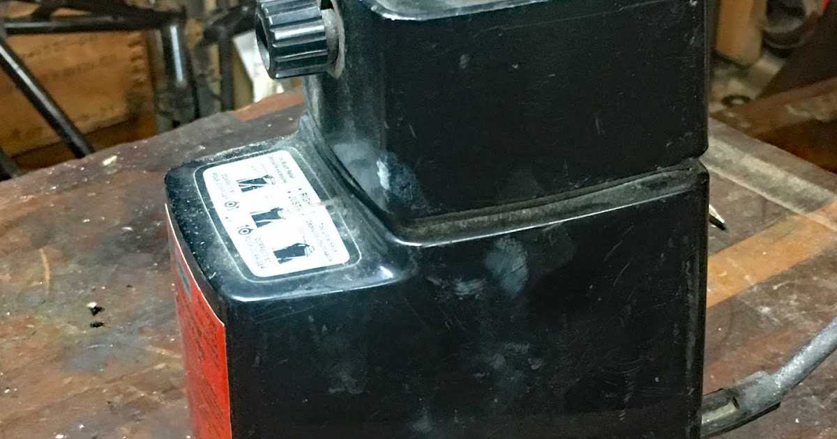 Progress is fine, but it's gone on for too long. Craftsman Drill Sharpener