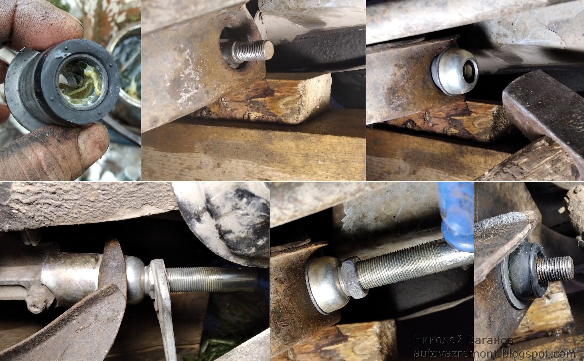 Очистка и смазка посадочных мест