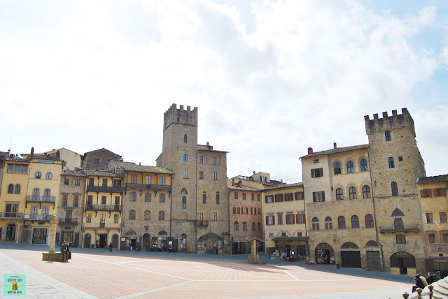 Plaza Grande de Arezzo, Toscana