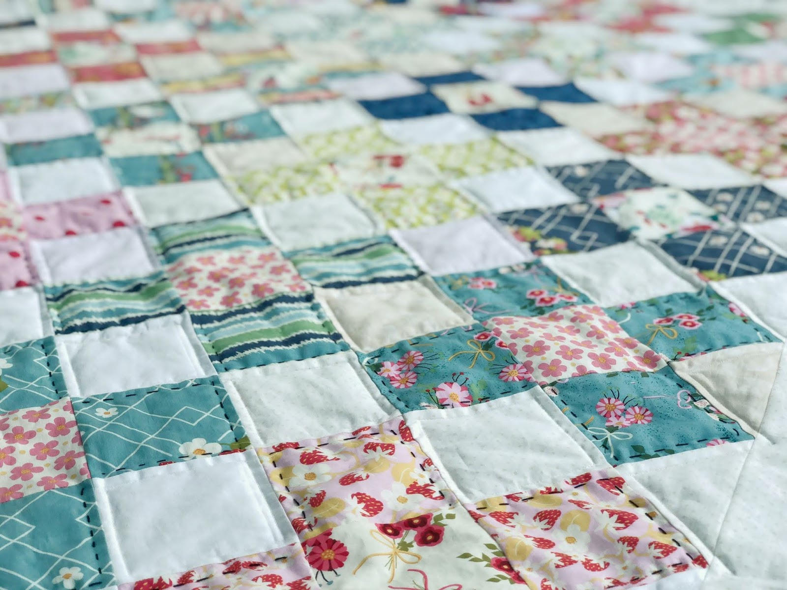 Riley Blake Designs Blog Tour- Strawberry Jam and Free Pattern- The Honey Quilt