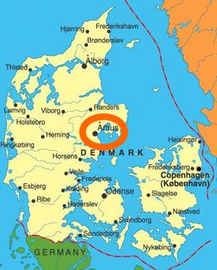 Aarhus Denmark Map