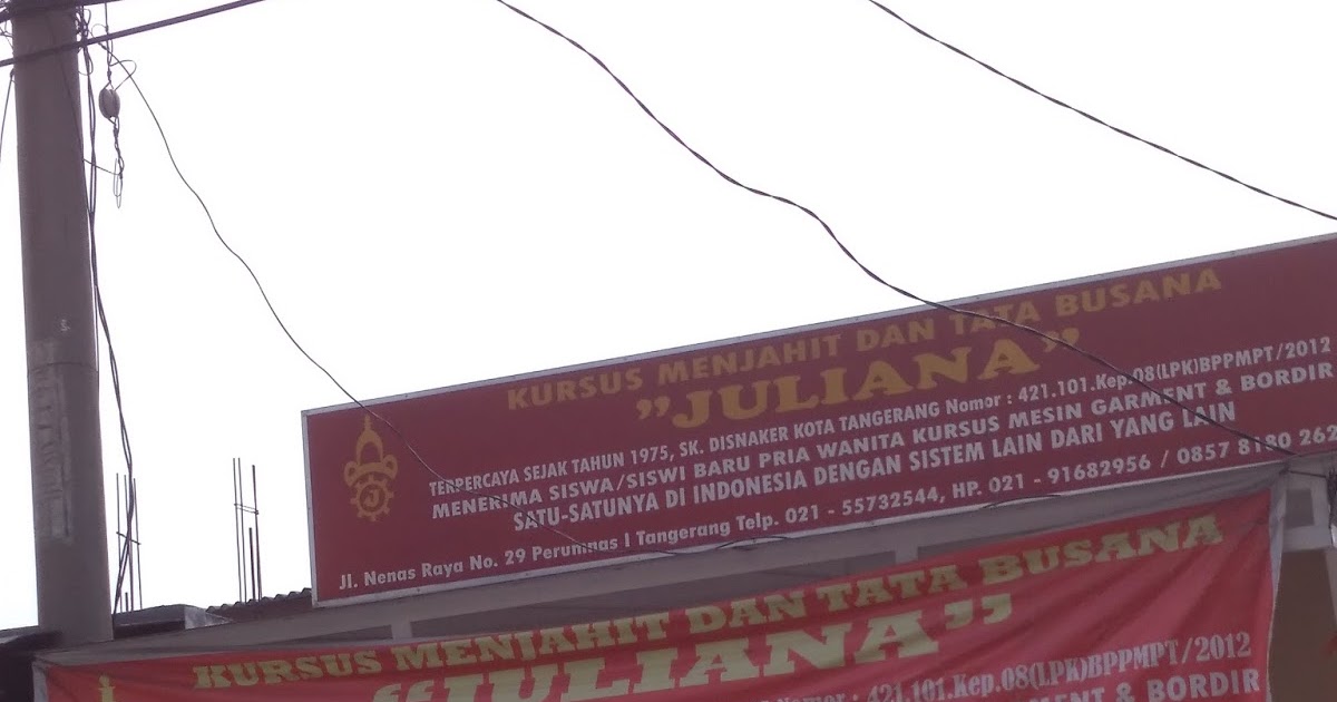 Liv Kursus Jahit Murah Tangerang