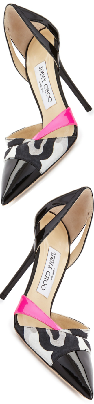 Jimmy Choo Marcine Patent d'Orsay Pump