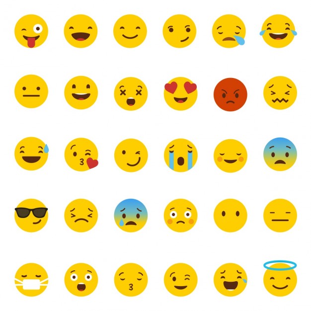 Whatsapp emoji Free Vector