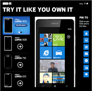 Nokia Lumia 900 Demo Application