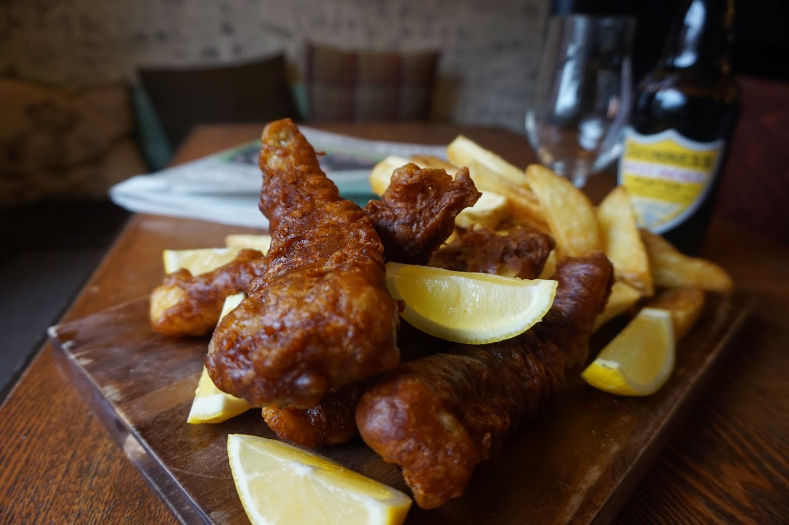Cooking with booze Stoutbattered smoked haddock and chips recipe