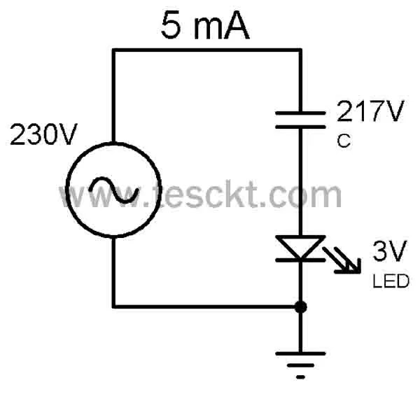 Ac line tester circuit Ac line tester circuit