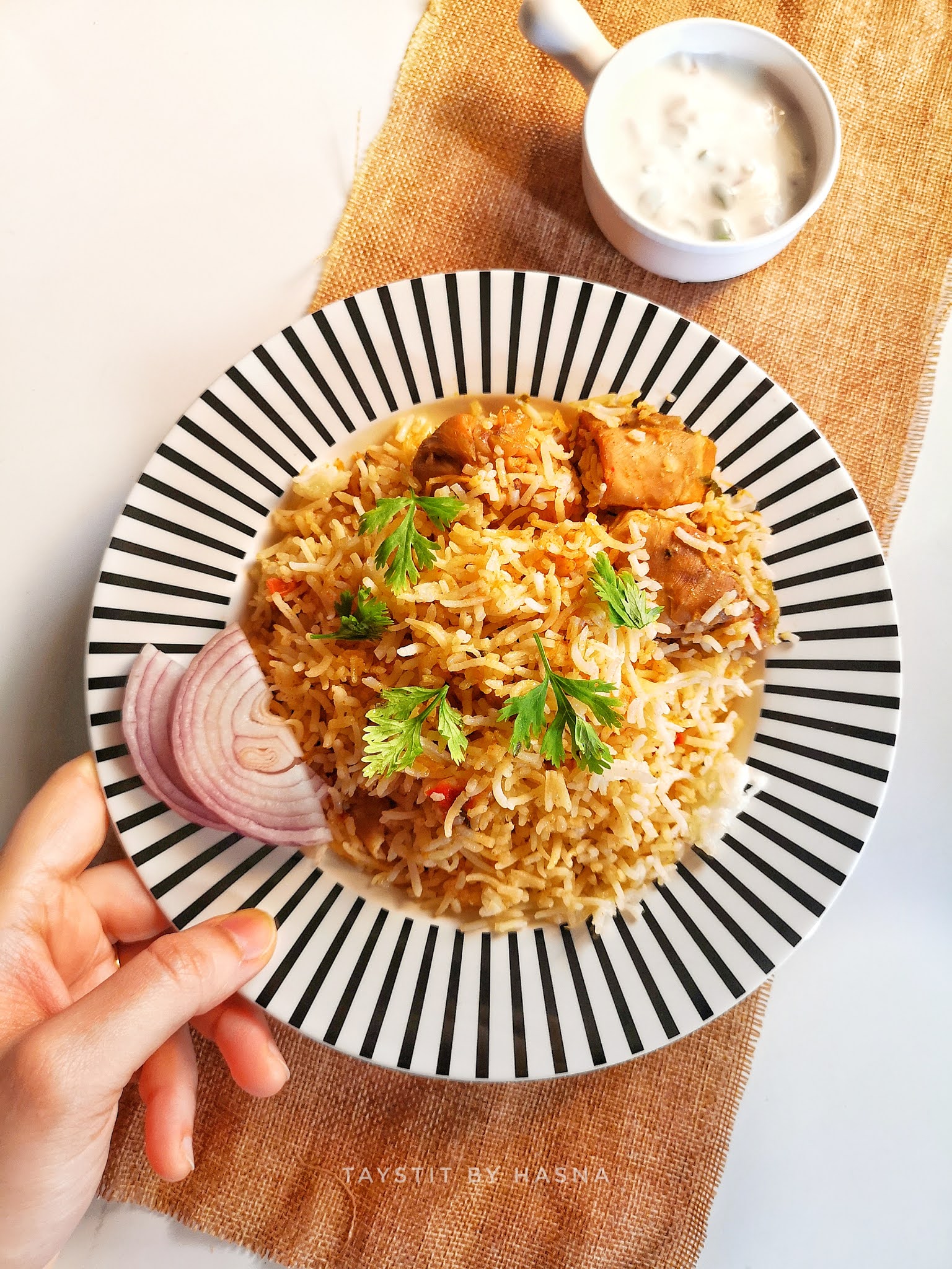 Tamil Nadu/ Madras Chicken Dum Biryani Taystit by Hasna