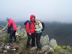 Me & sean at the highest point of the walk Kidsty Pike