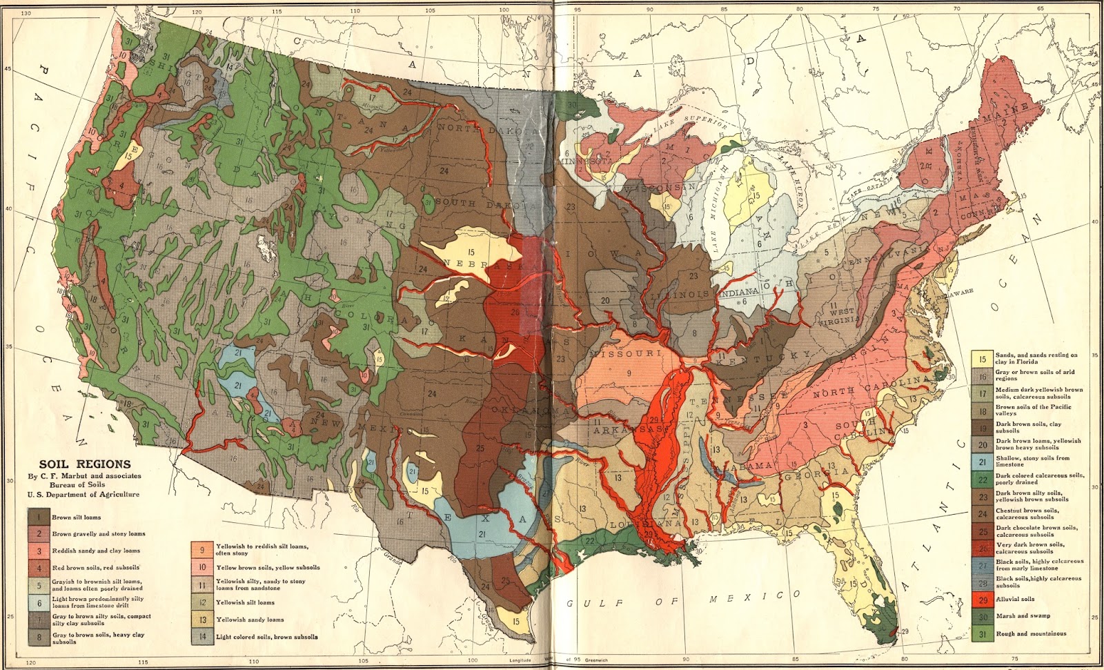 Почвы сша. Карта почв США. Почвенная карта США. Типы почв США карта. Почвенные ресурсы США карта.
