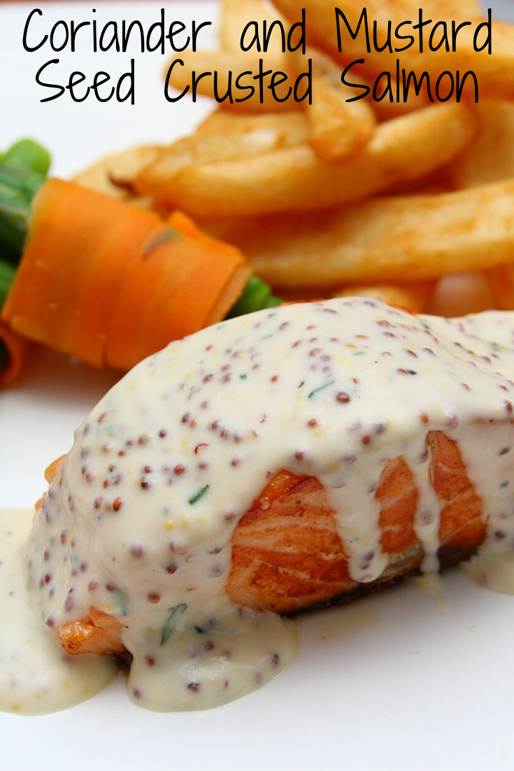Coriander and Mustard Seed Crusted Salmon