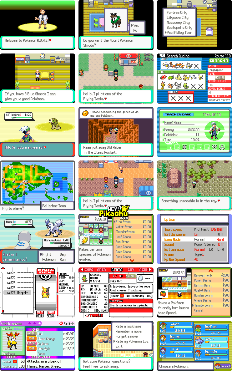 Pokémon R.O.W.E., Pokémon Fan Game Wiki