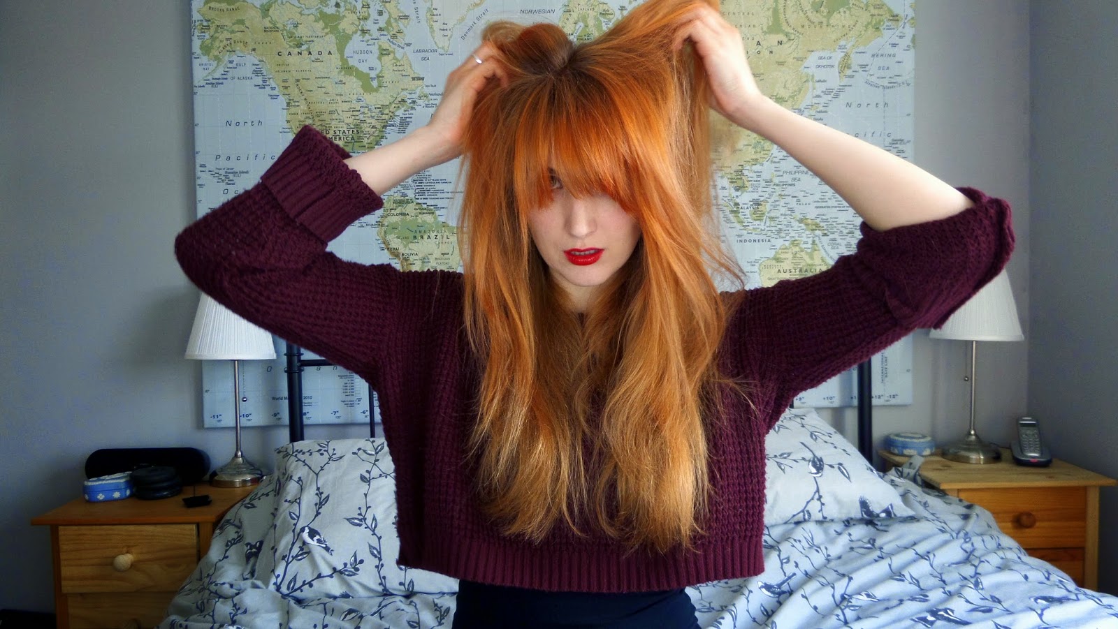 Review Superdrug Colour Effects wash in, wash out Hair Dye in Rich Red