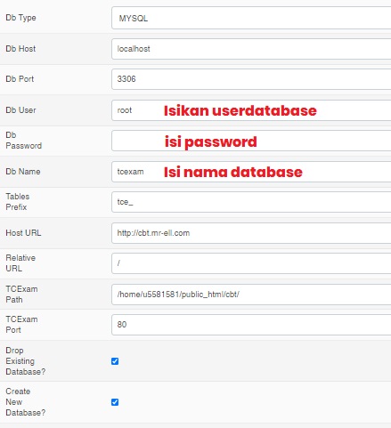 Tutorial Instalasi Aplikasi CBT TCExam di Hosting