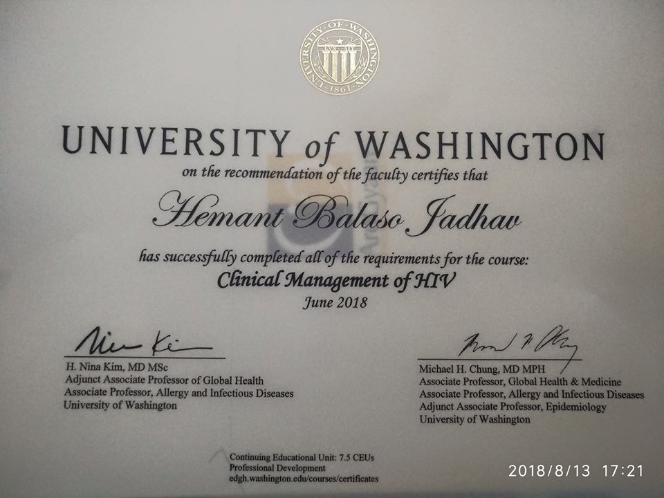 Clinical Management of HIV Course offered by the University of