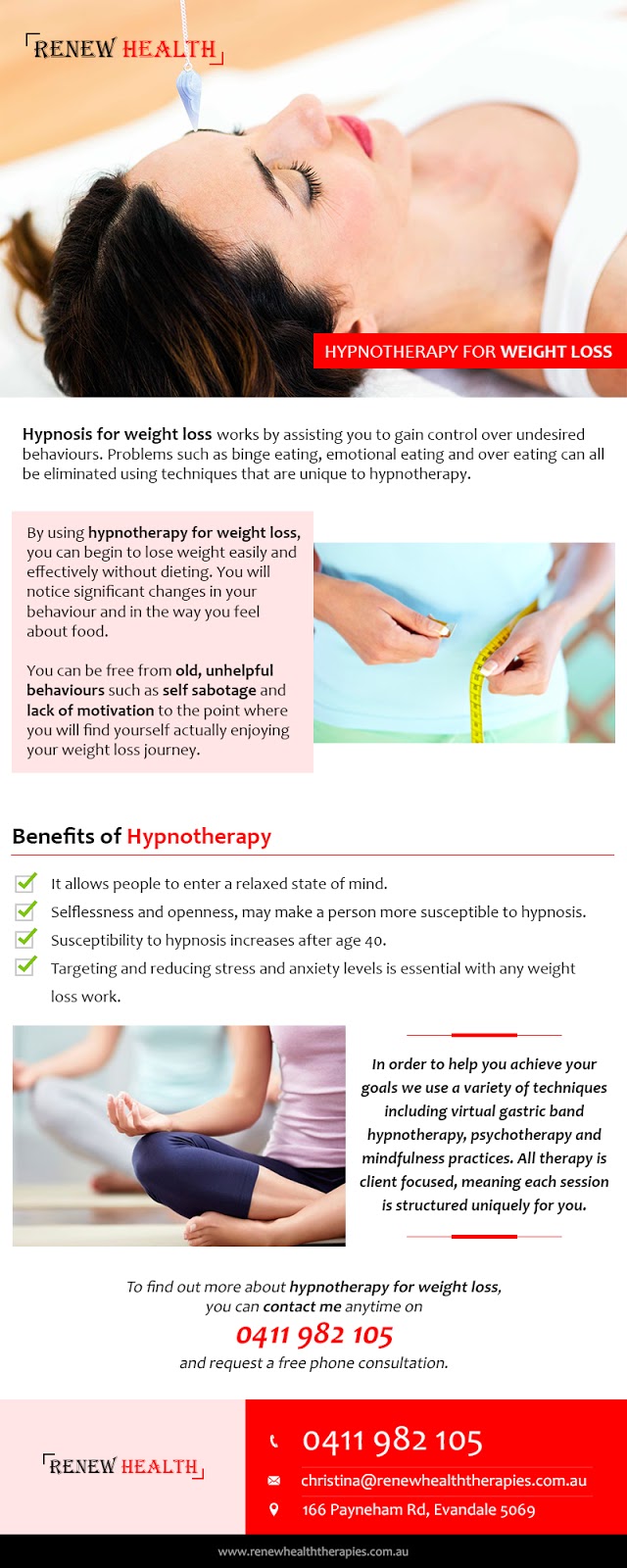 Hypnotherapy For Emotional Eating And Weight Loss Renew Health