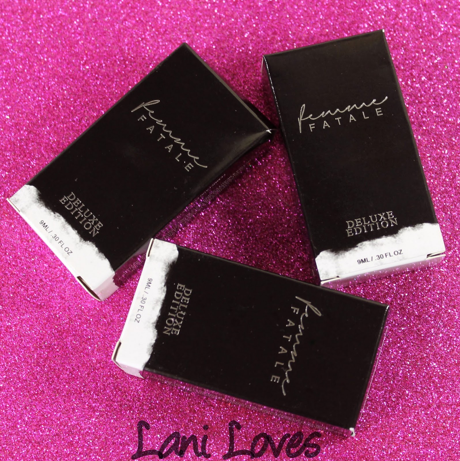 Femme Fatale Cosmetics: Valentines Day Trio Nail Polish Swatches & Review