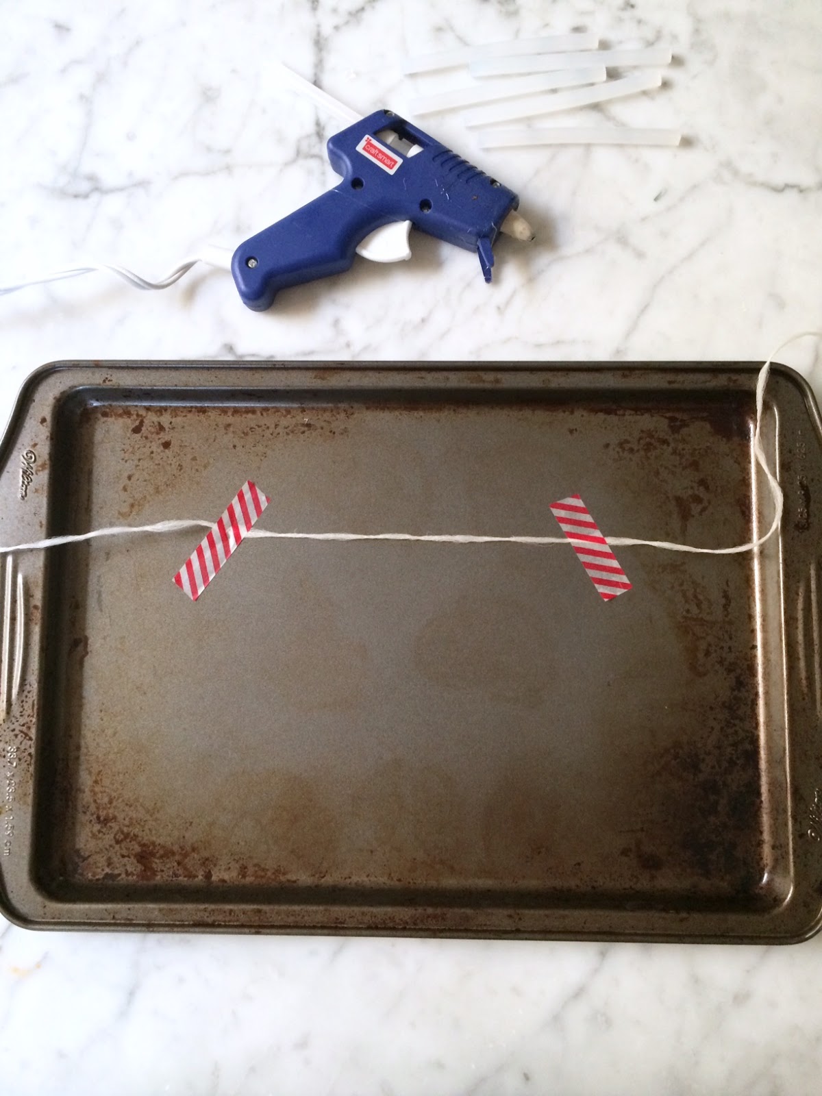 DIY Glue Gun Icicles Harlow & Thistle