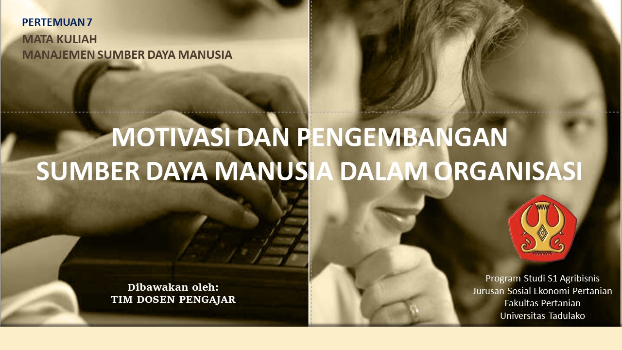 bahan kuliah manajemen sumber daya manusia bahan kuliah manajemen sumber daya manusia