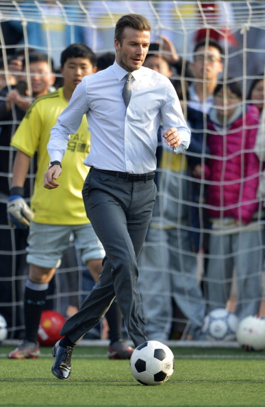 David Beckham's Derrière On Full Display In Super Tight Pants | Oh yes I am