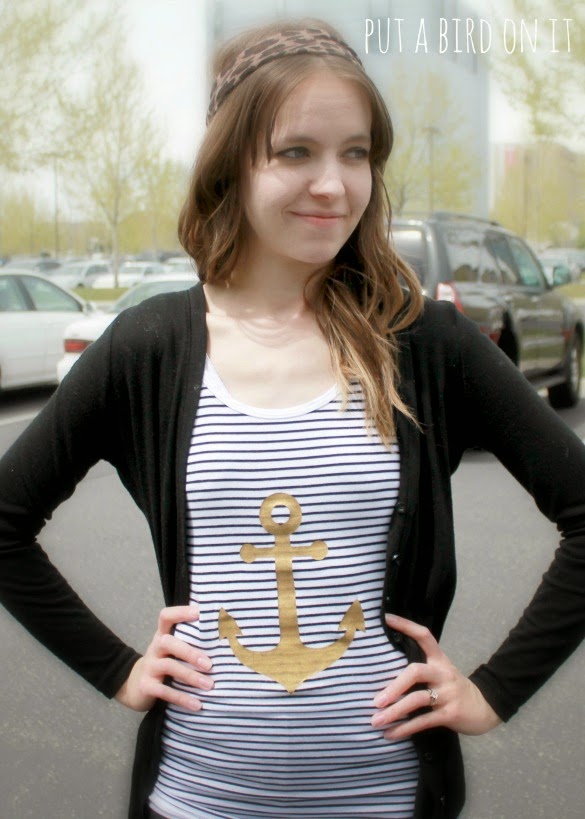 Easy DIY Anchor Tee Pretty Providence