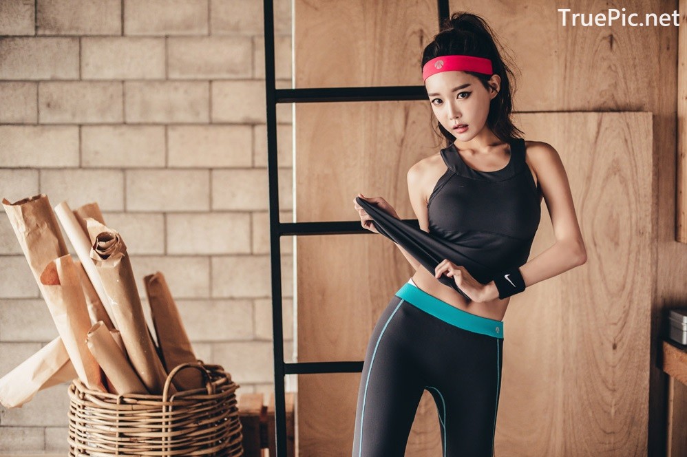 Image Korean Fashion Model - Yoon Ae Ji - Fitness Set Collection - TruePic.net - Picture-2