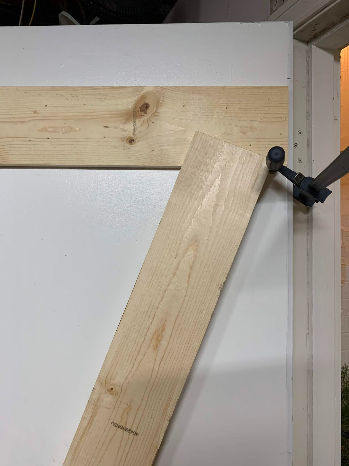 House Homemade Adding a Z Brace to an Existing Door
