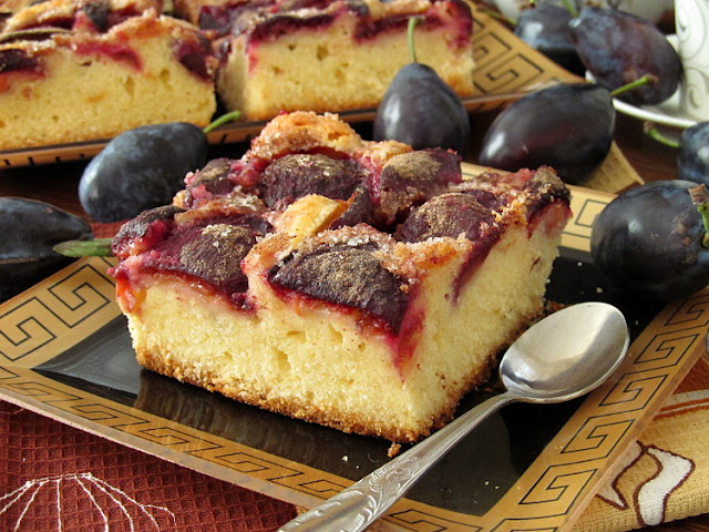 Сливовый пирог из газеты "New York Times"