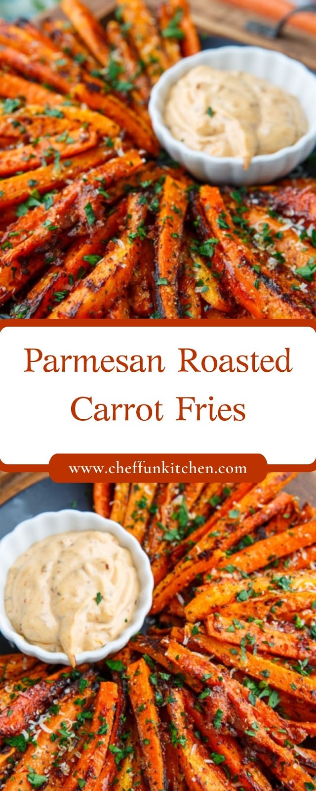Parmesan Roasted Carrot Fries Parmesan Roasted Carrot Fries