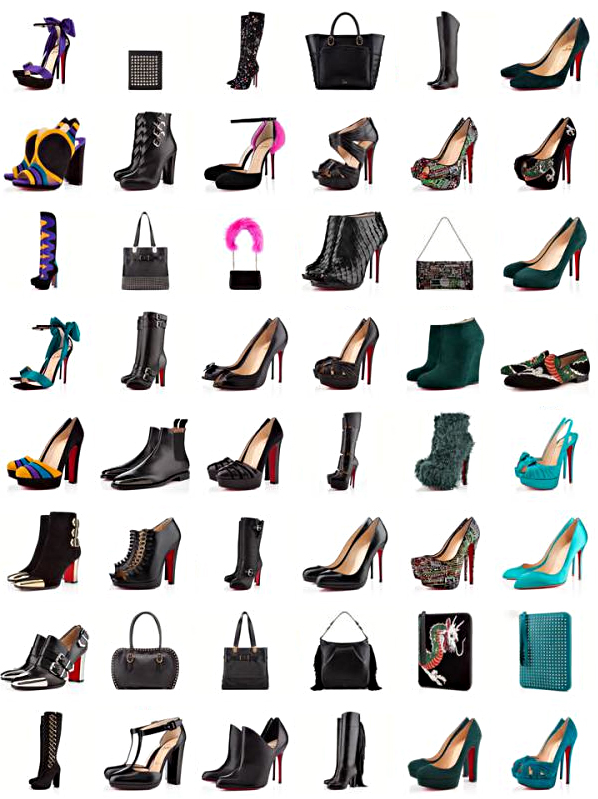 christian louboutin bags and shoes