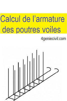 calcul de l’armature des poutres-voiles