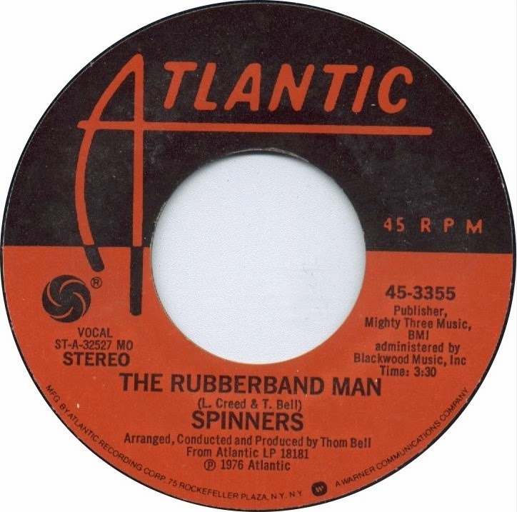 ...45´s singlesblog The Spinners The Rubberband Man b/w Now That We