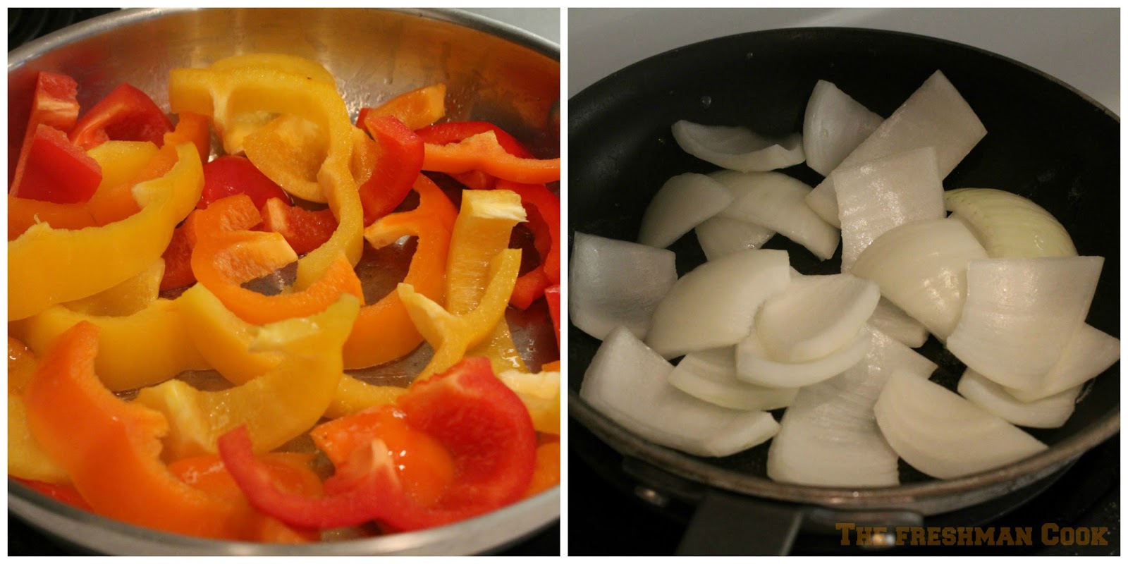 The Freshman Cook Sausage, Pepper, and Onion Kabobs w/ a Boiled Cider