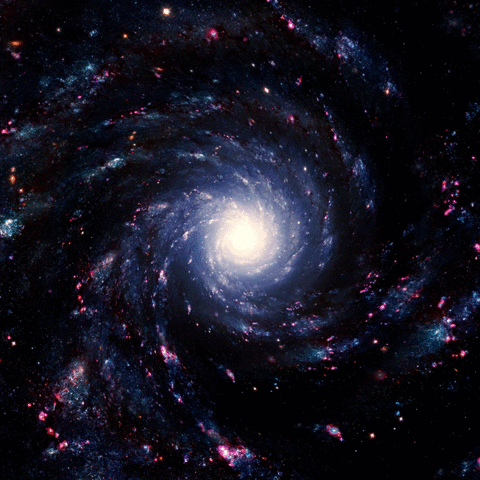 Swirling Galaxy Animated