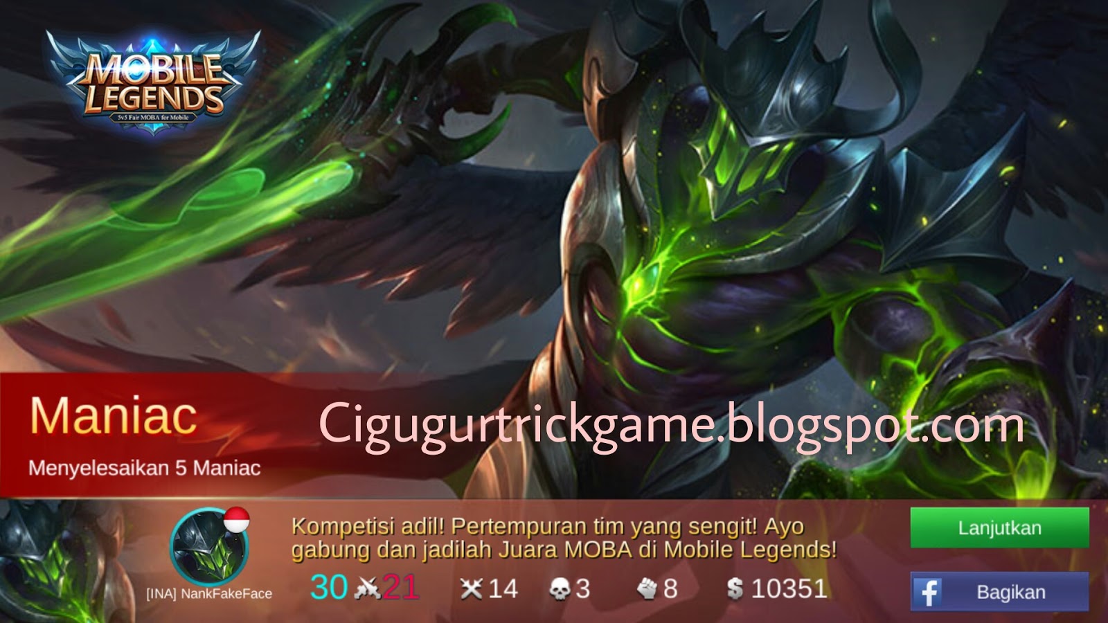 Gambar Meme Lucu Mobile Legends Maniac DP BBM Kocak Bikin Ngakak