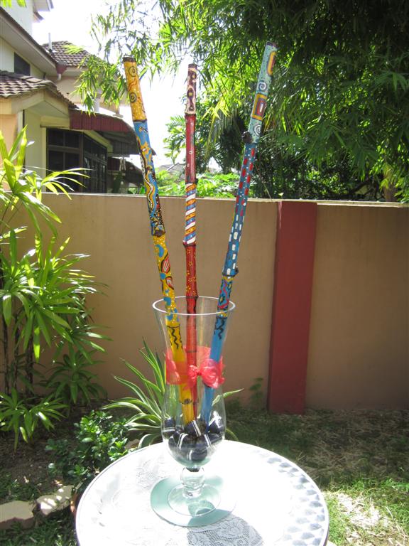 My Garden Room: Bamboo Poles Painting