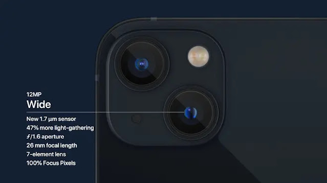 iPhone 13 and 13 mini have a new camera design iPhone 13 and 13 mini have a new camera design