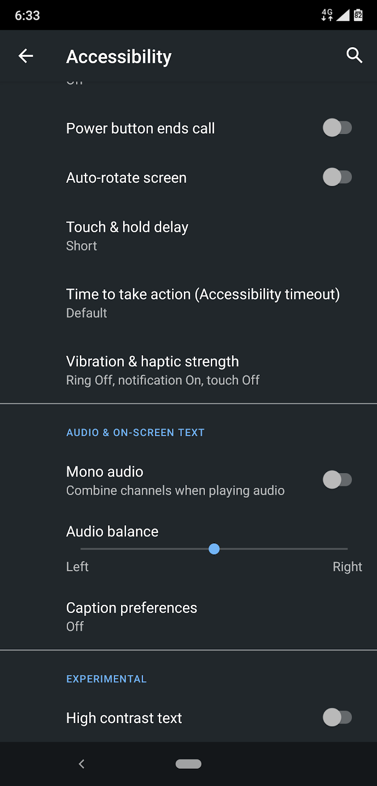 sharing knowledge adjust audio left right balance in android 10 tested on nokia 8 1
